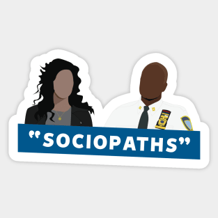 Diaz and Holt - B99 Sticker